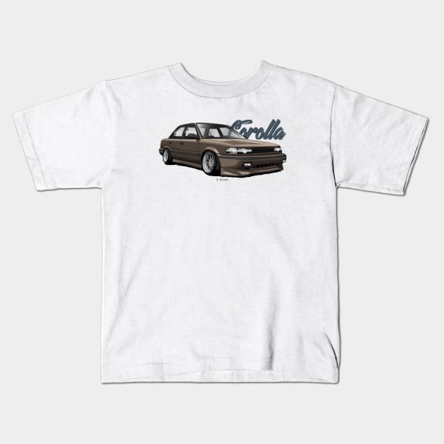 Corolla Kids T-Shirt by LpDesigns_